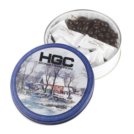 Glad Tidings Tins - English Butter Toffee & Dark Chocolate Almonds 9