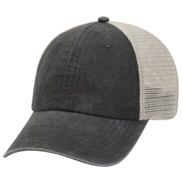 OTTO CAP® OTTO FLEX® Fitted 6 Panel Low Profile Mesh Back Trucker Hat 40