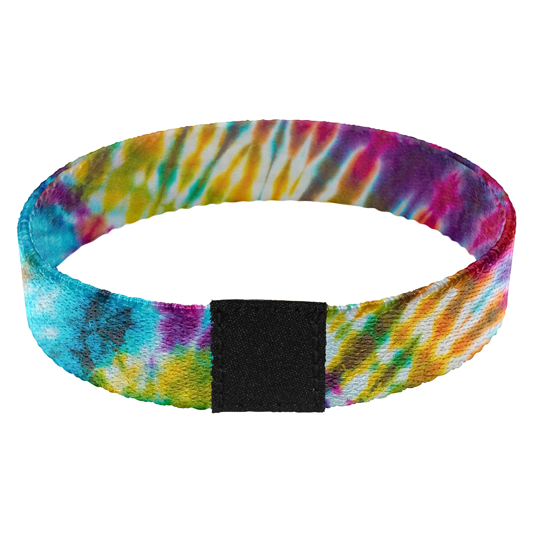 5/8'' Sublimation Elastic Polyester Wristband With Woven Label 10