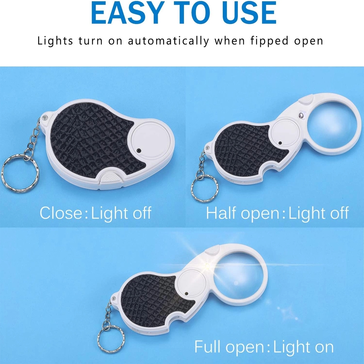 5X Pocket Magnifying Glass 4