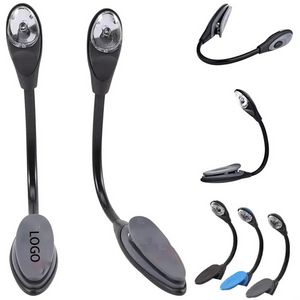 Lightweight Clip LED Flexible Booklight Reading Flashlight 3