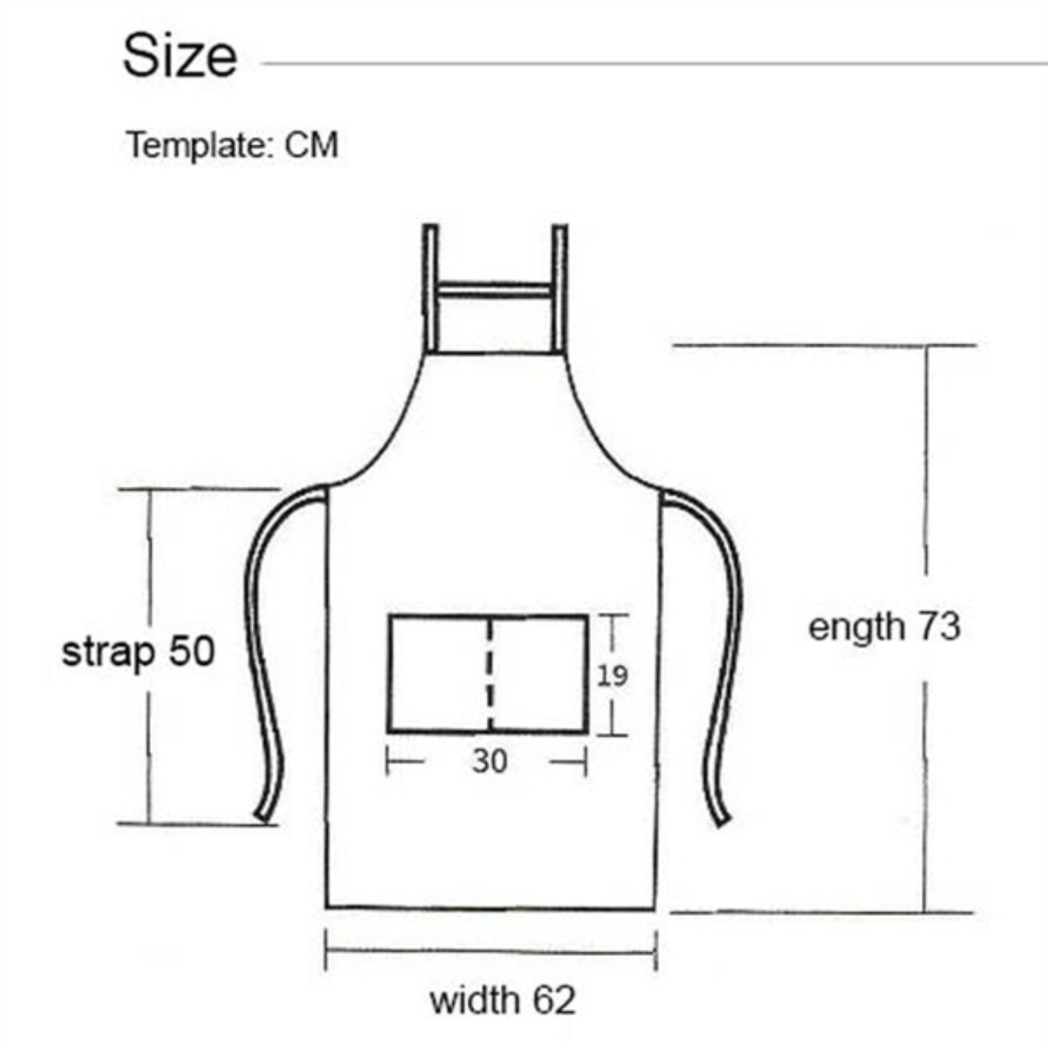 12 oz Woven knitted Kitchen Apron w/ Coloful Trim & 2 pocket 1