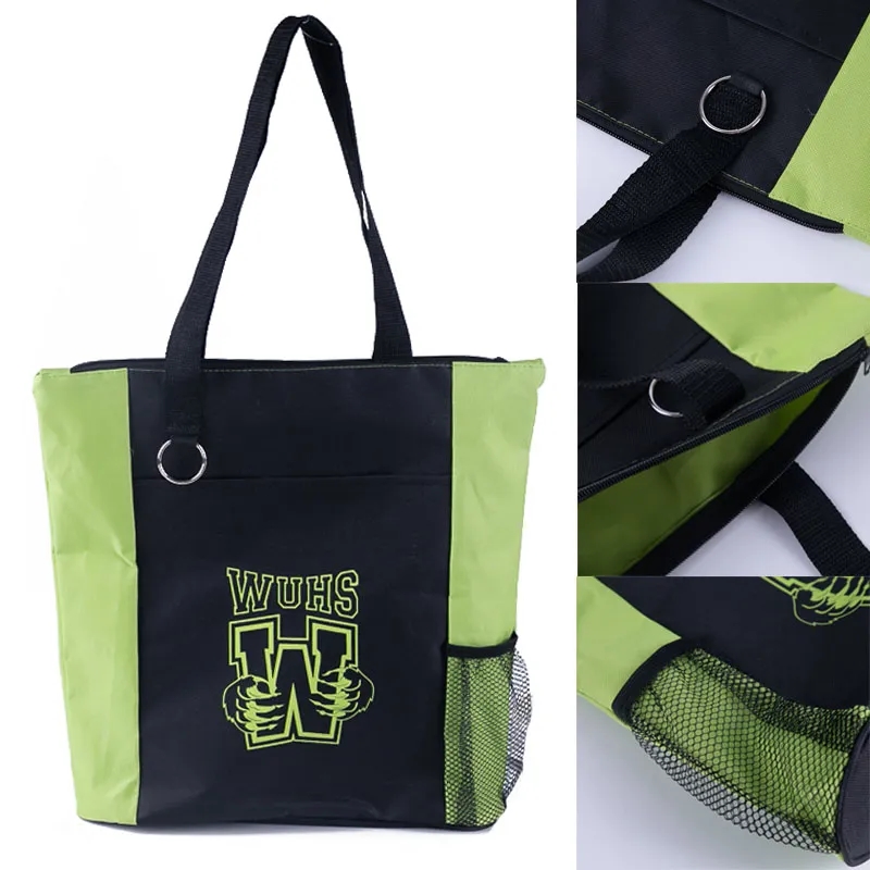 Custom Color Block Convention Tote Bags 5