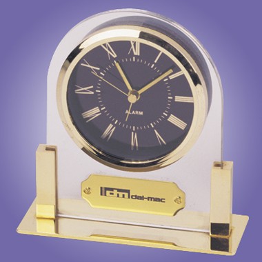 GP BRASS ACRYLIC ALARM CLOCK 1