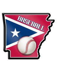 Plaque: Arkansas State 8", MDF 3/8 thick Wood, H 2