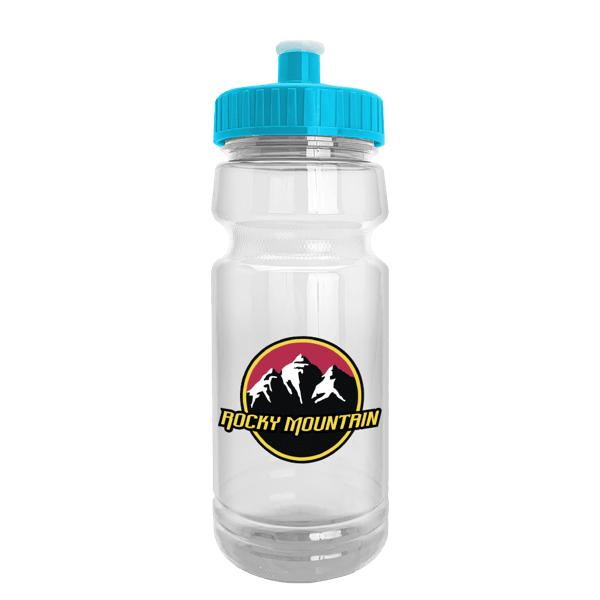 Wheely 24oz Transparent Bike Bottle w/Push-Pull Lid 83