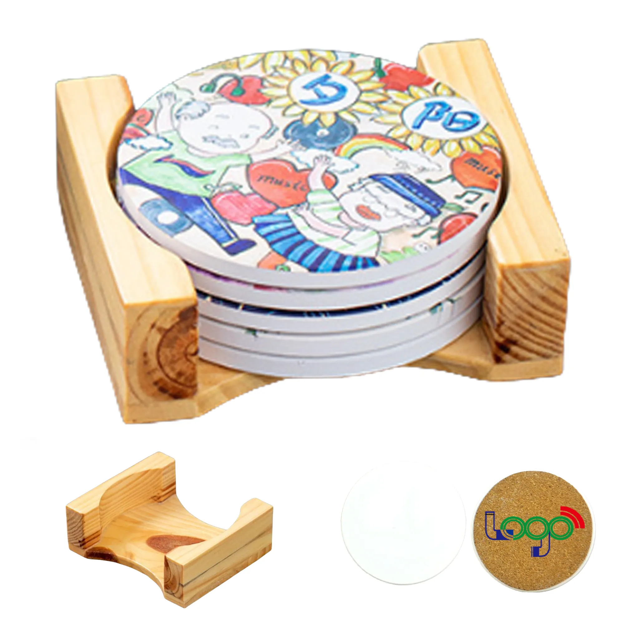 Round Coaster Set 2