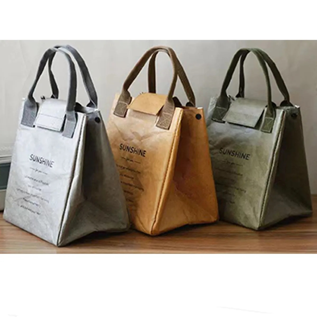 Custom TYVEK Washable Insulated Lunch Bag 4