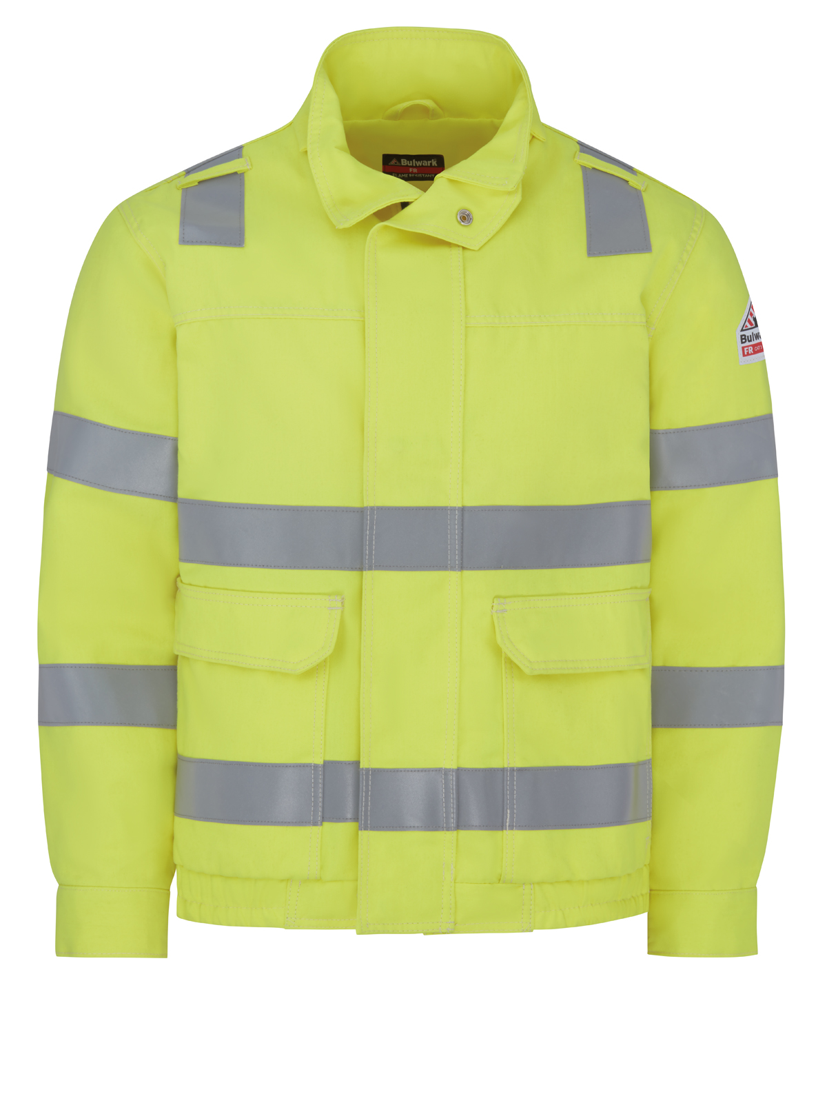 Bulwark Hi-Visibility and Raingear - Unisex Hi-Visibility Lined Bomber Jacket