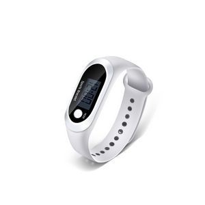 Sports Bracelet Watch With Pedometer Digital Display And Adjustable Band 15