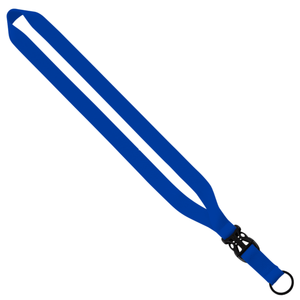 3/4" Polyester Lanyard with Slide Buckle Release & Split-Ring 4