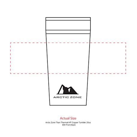 Arctic Zone® Titan Thermal HP® Copper Tumbler 20oz 31