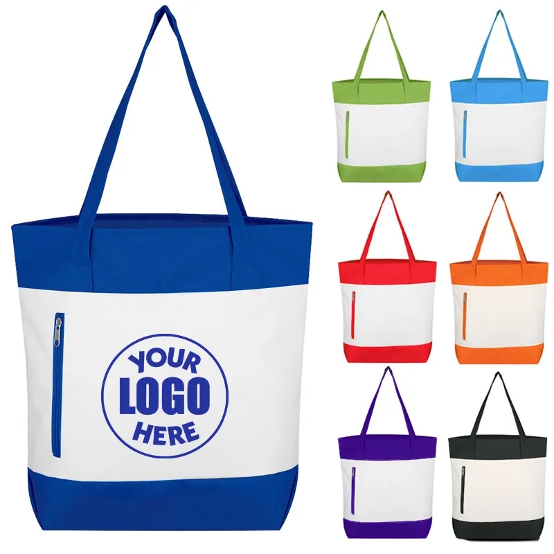 Promotional Living Color Tote Bags, custom tote bag with logo imprint 3