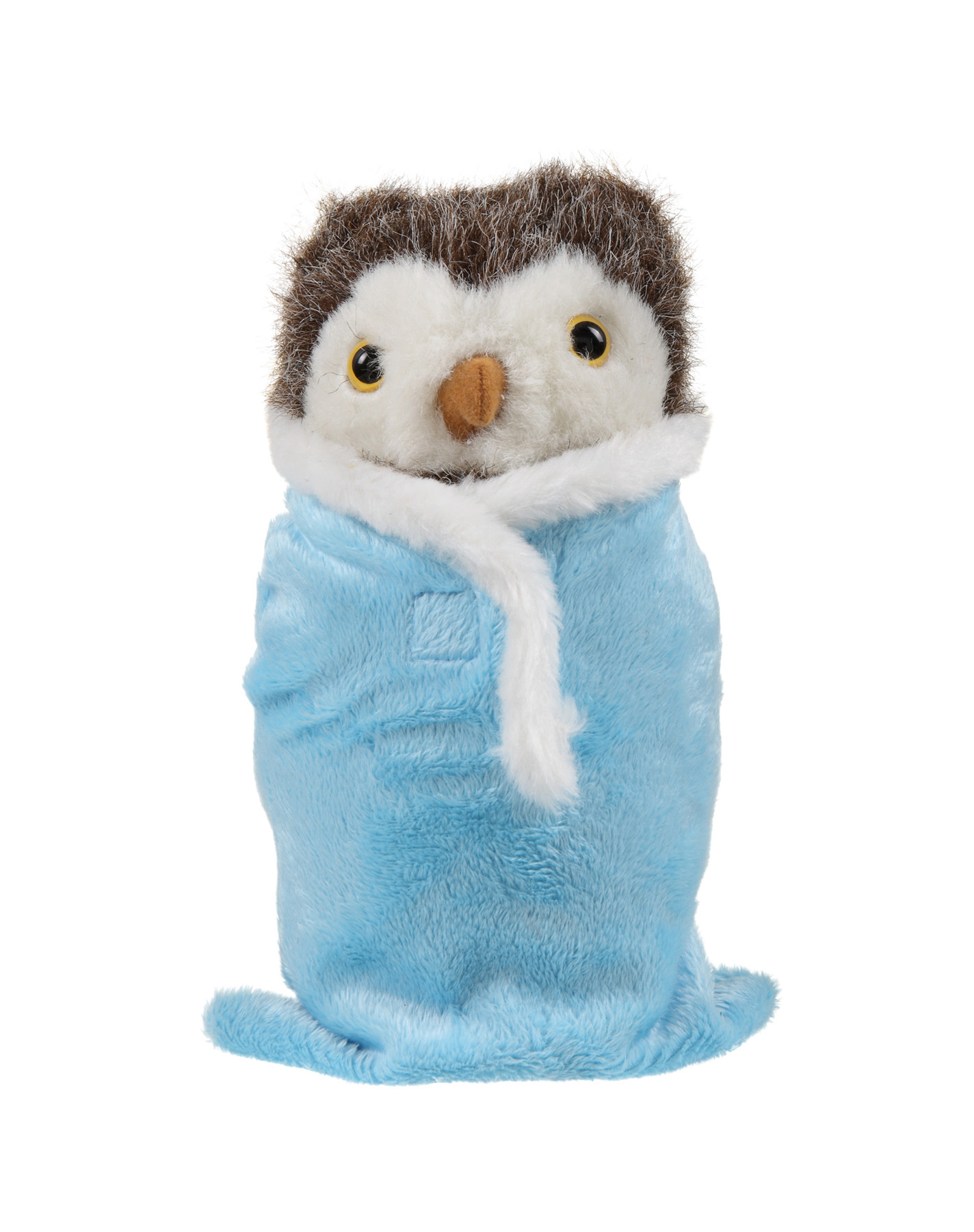 soft plush Owl in sleeping bag