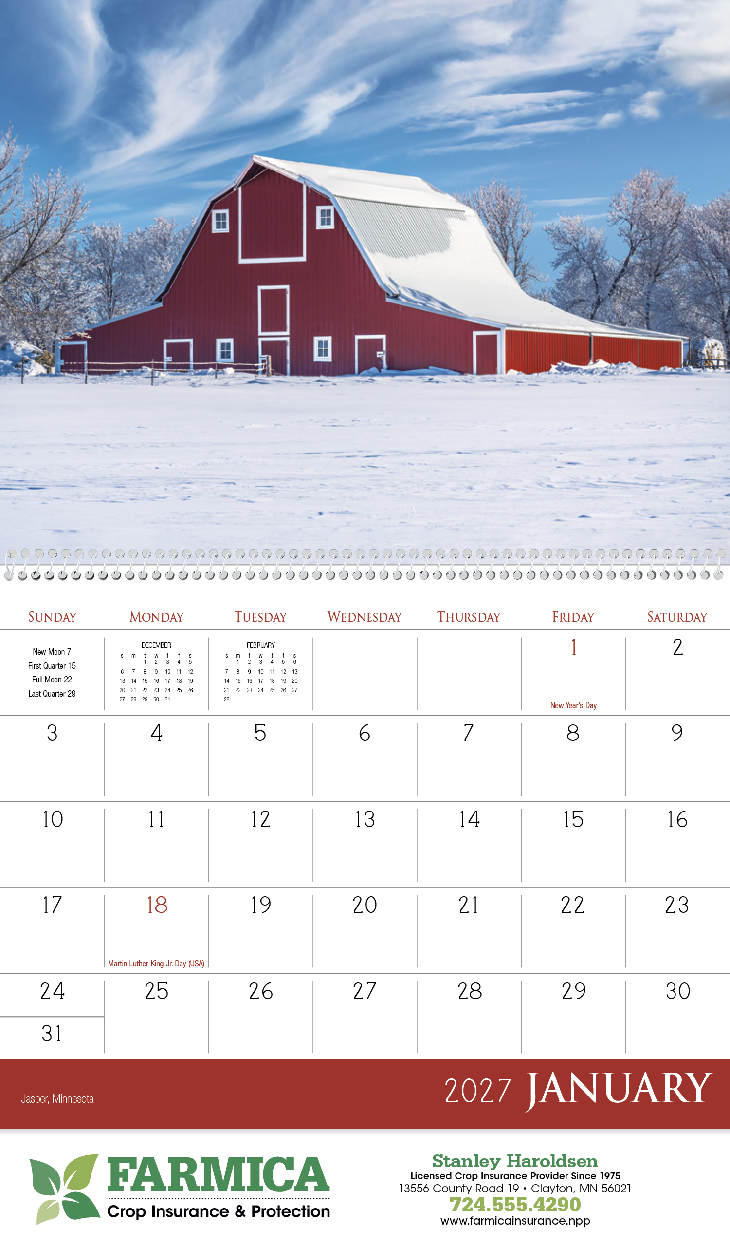 Triumph® Calendars Barns Calendar 23