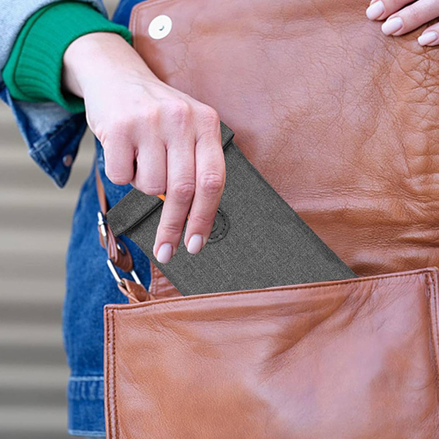 Oxford Mini Pouch for Car Keys and Cell Phone 5