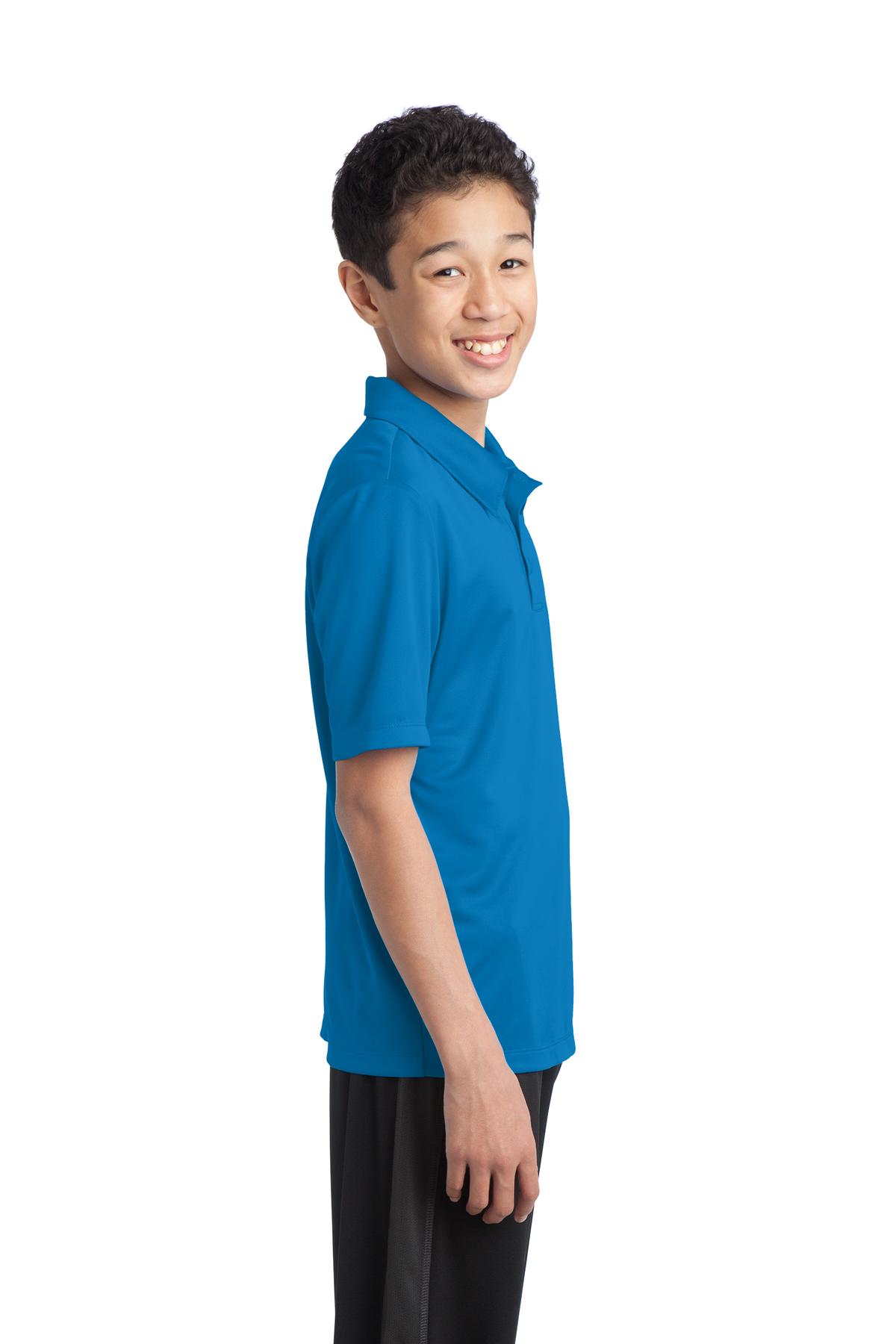 Port Authority® Youth Silk Touch Performance Polo 8