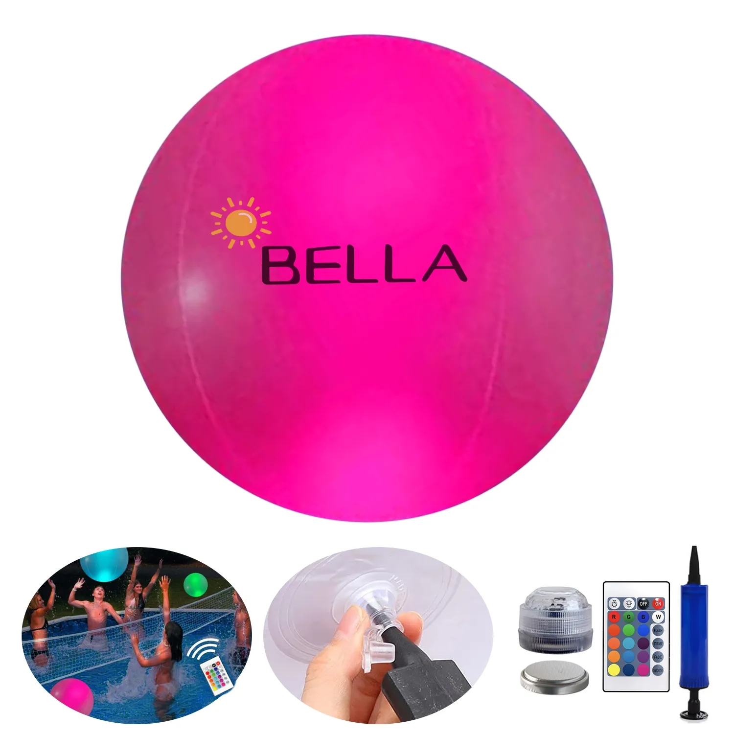 16" LED Beach Ball 1