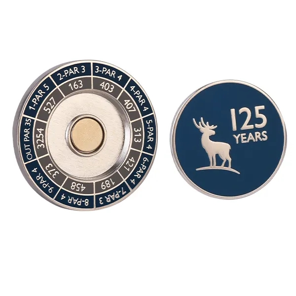 Hard Enamel Poker Chip Ball Mark Challenge Coin 2