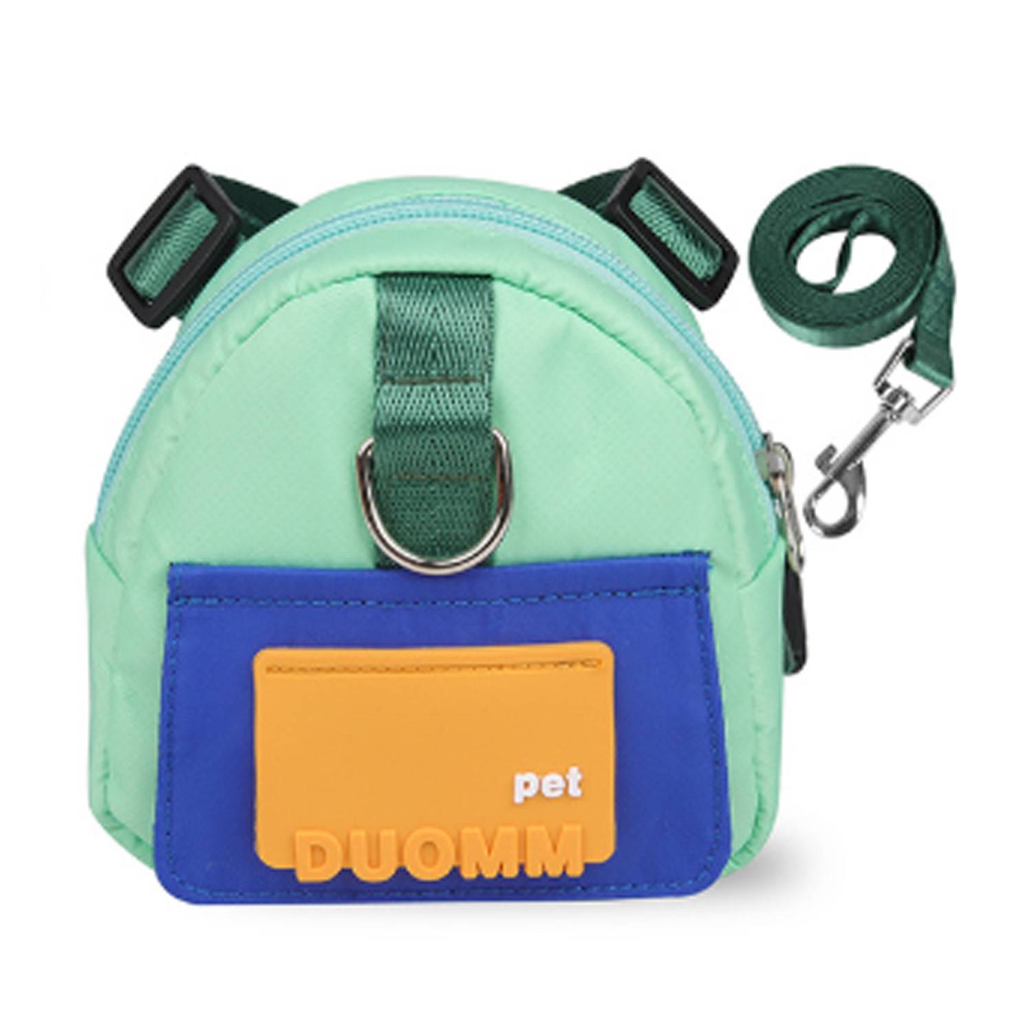 Cartoon Pet Polyester Backpack w/ Dog Leash 7