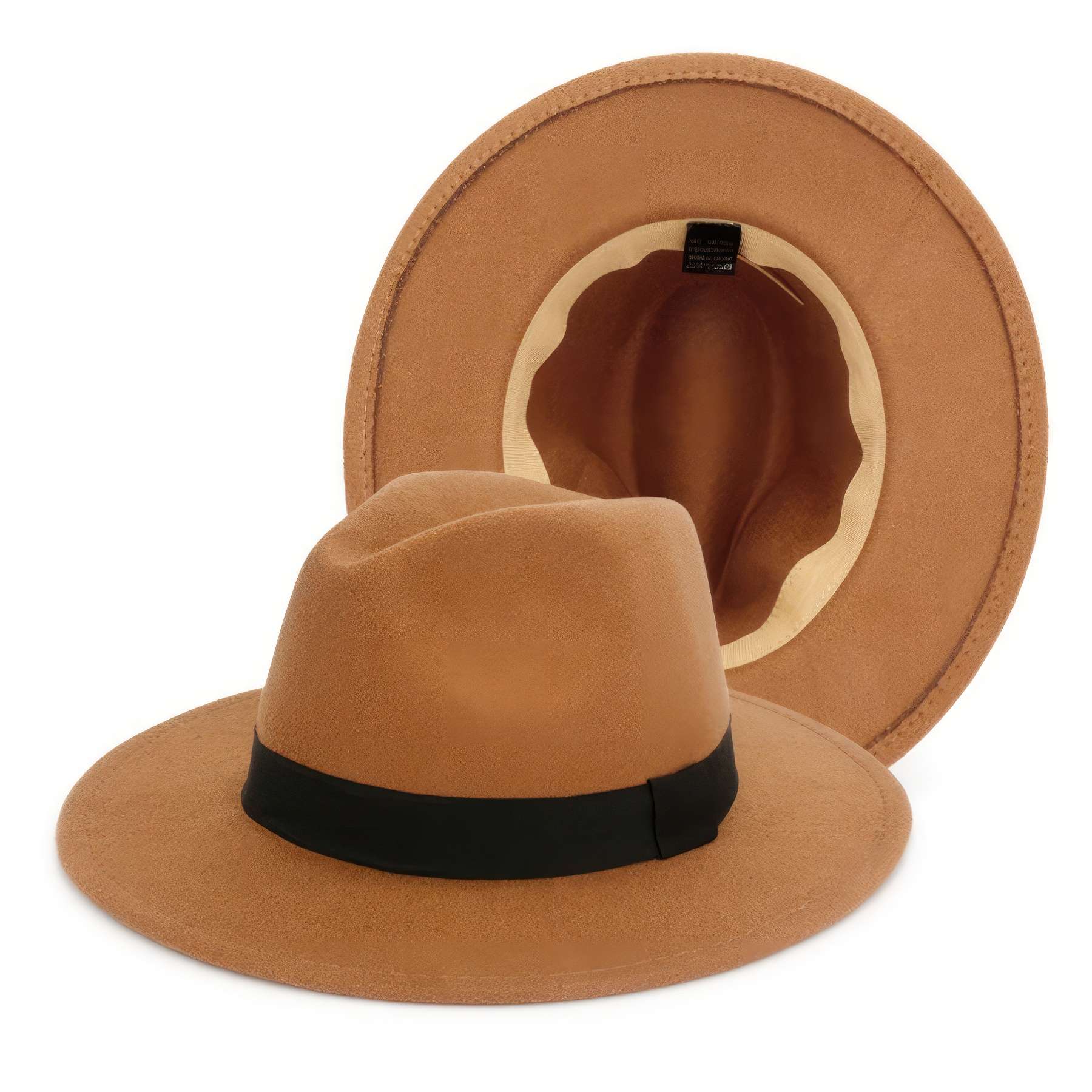 Custom Felt Wide Brim Fedora Hats for Women Men 1