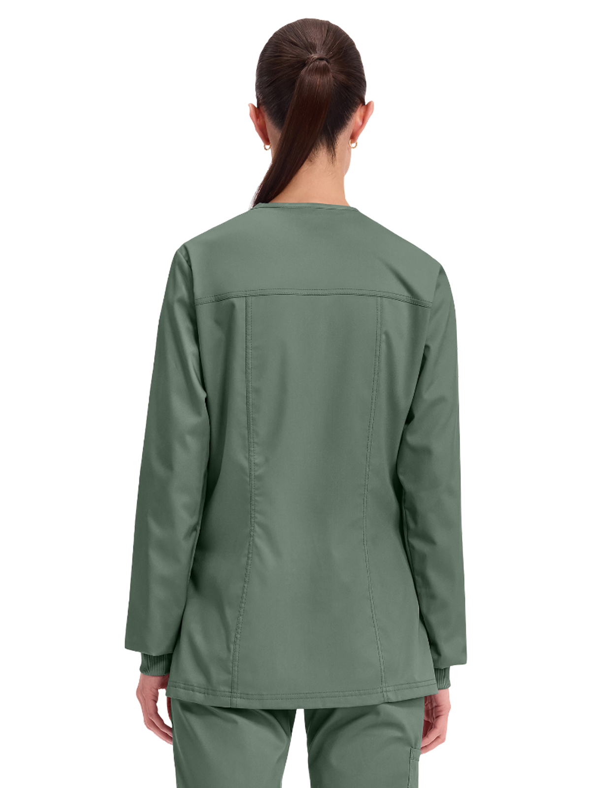 Cherokee - Workwear Revolution - Women's 3-Pocket Snap Front Jacket 12