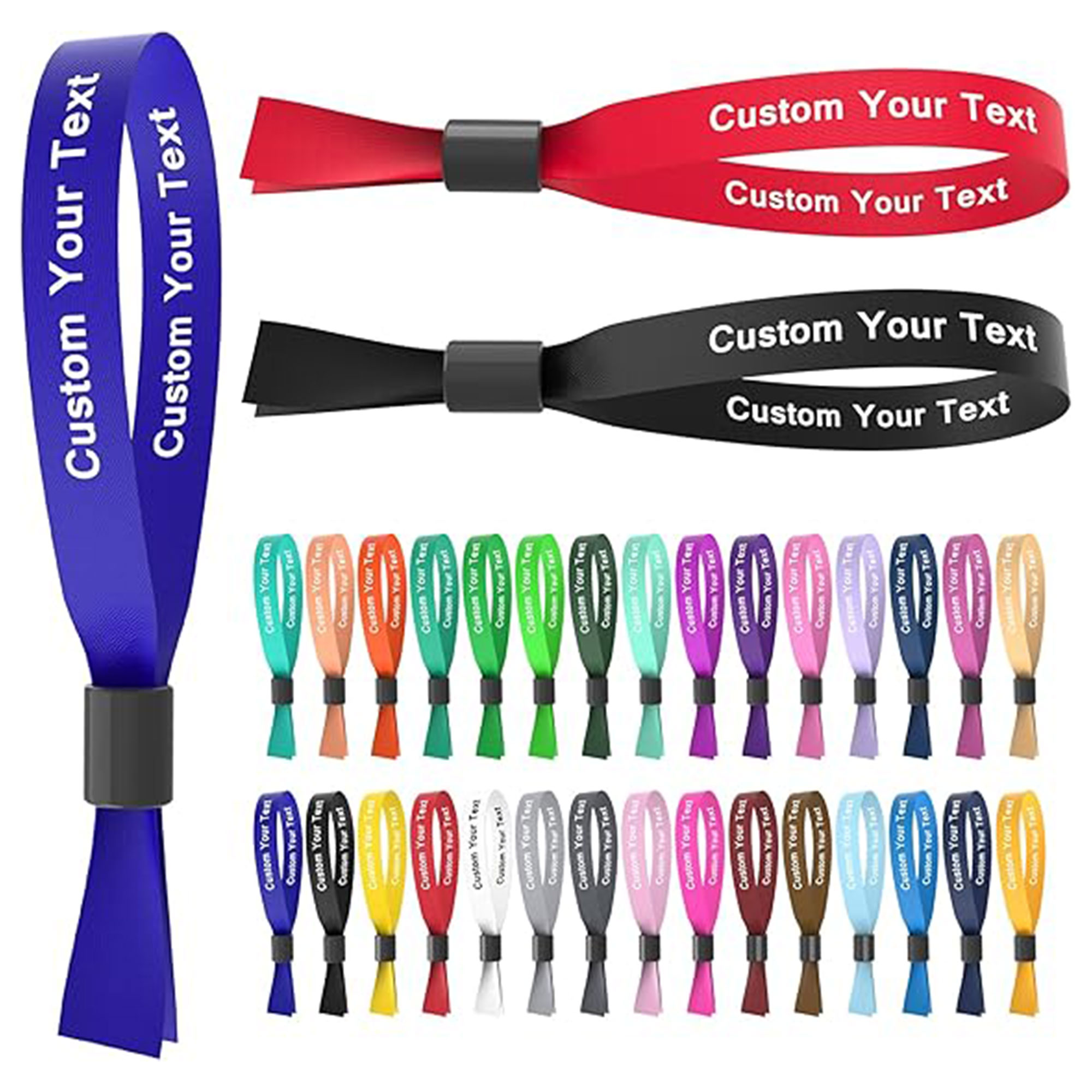 Disposable Colored Wristbands For Events 2