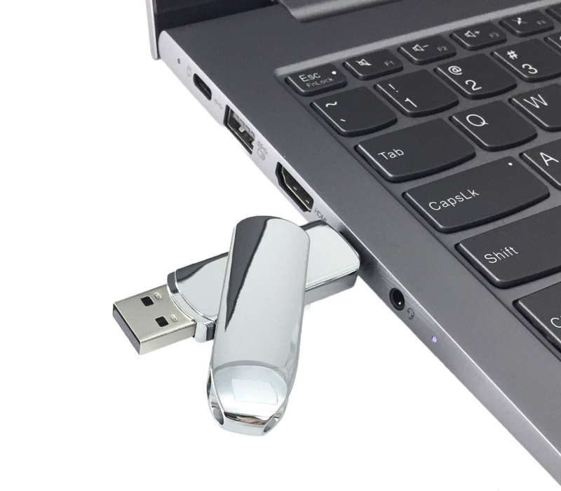 Electroplated Chrome Type-C USB Flash Drive 4