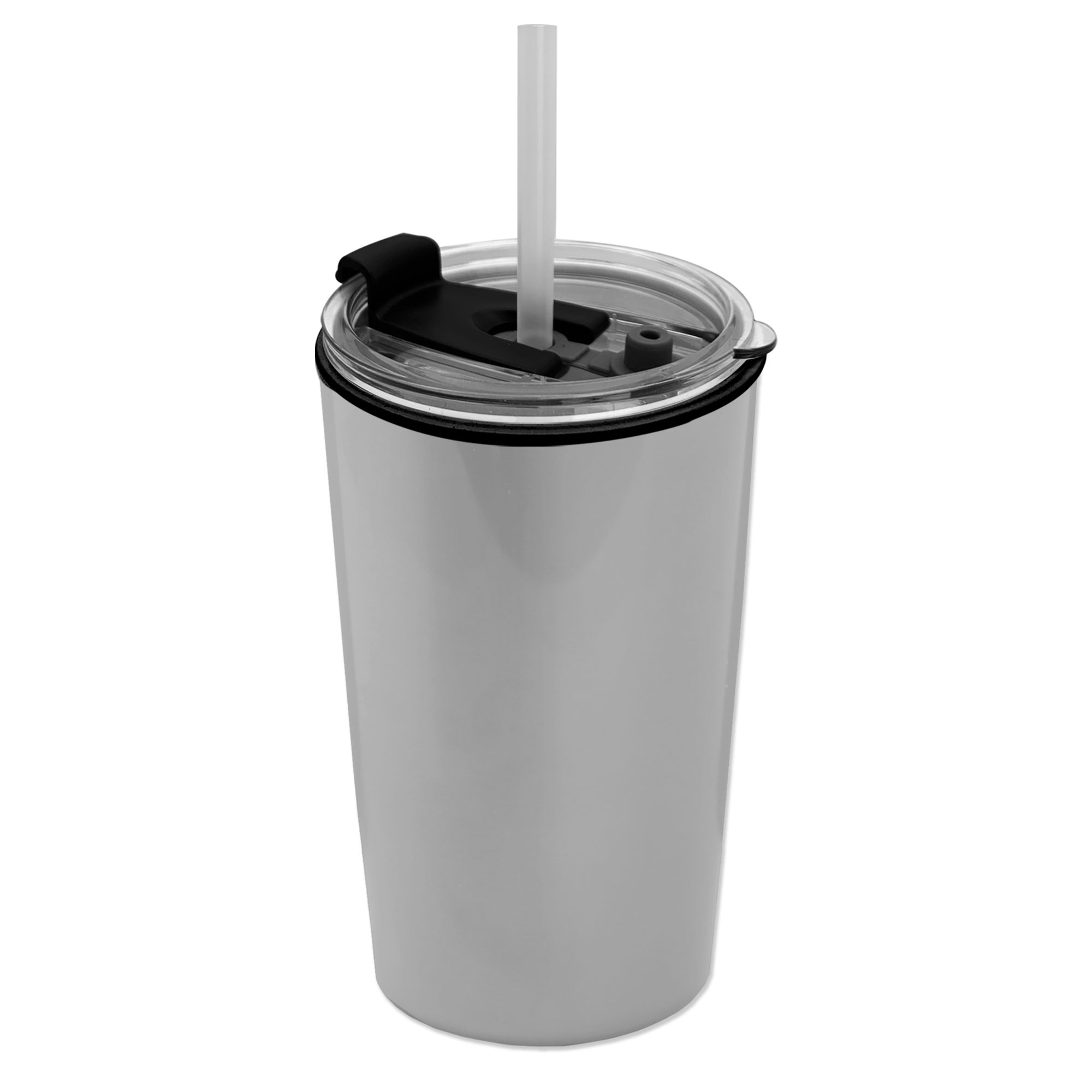 Sentinel 14 oz. Metallic Tumbler with 2-in-1 Flip and Straw hole 2