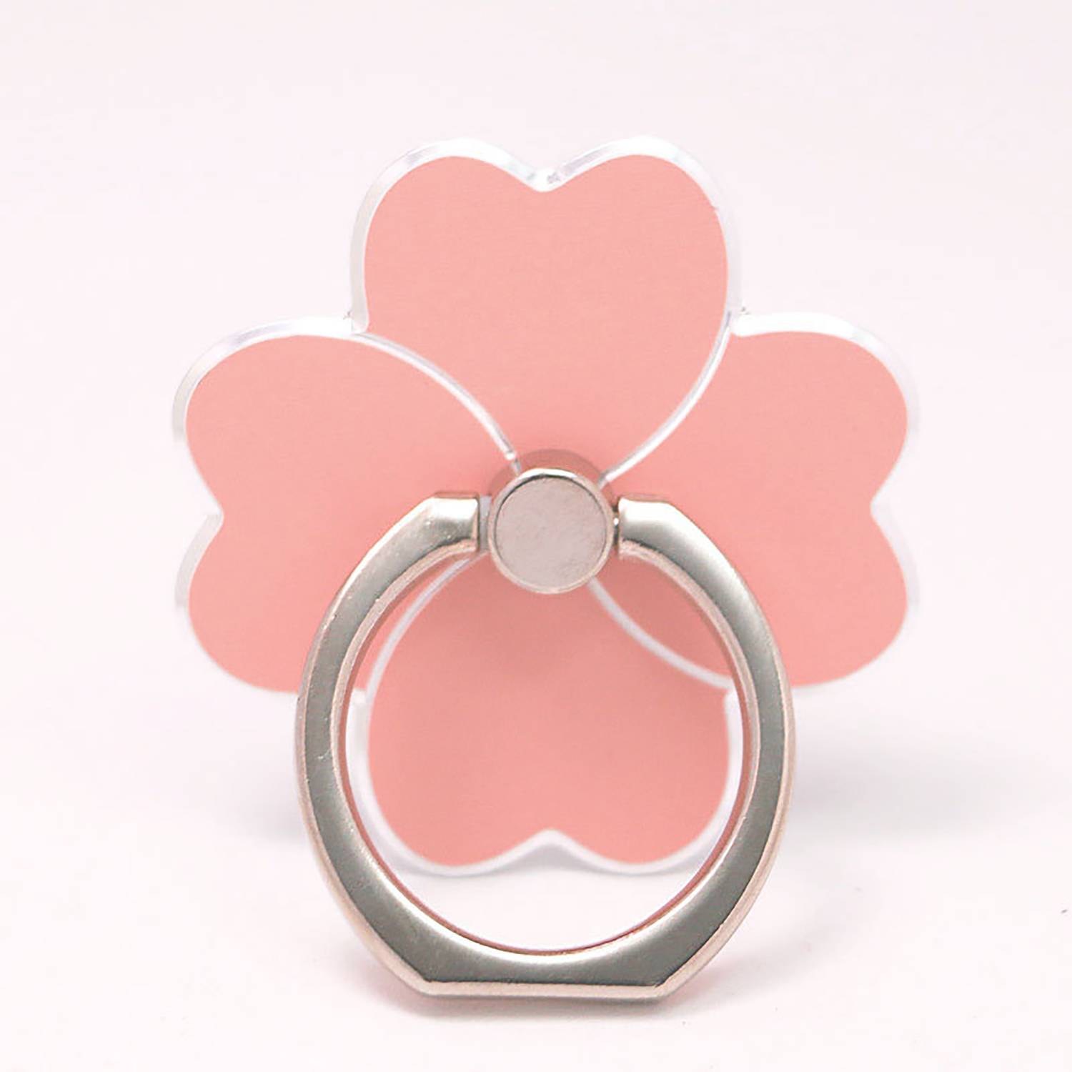Metal 4-Leaf Clover 360 Degree Rotating Phone Ring Stand 8