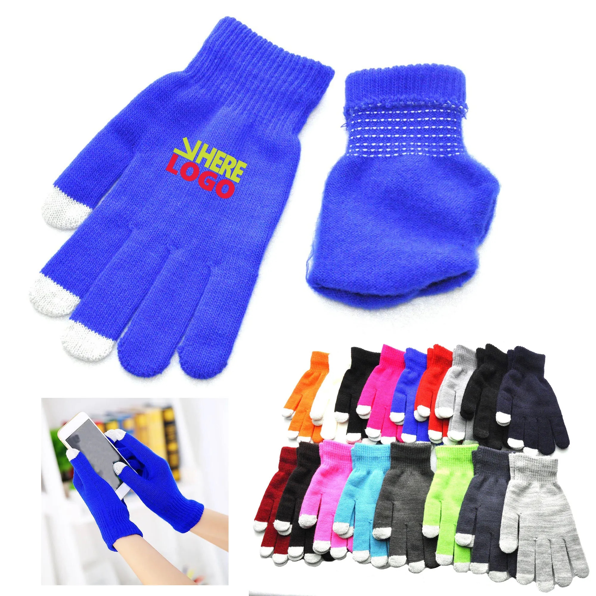 Winter Touchscreen Knitted Gloves 4