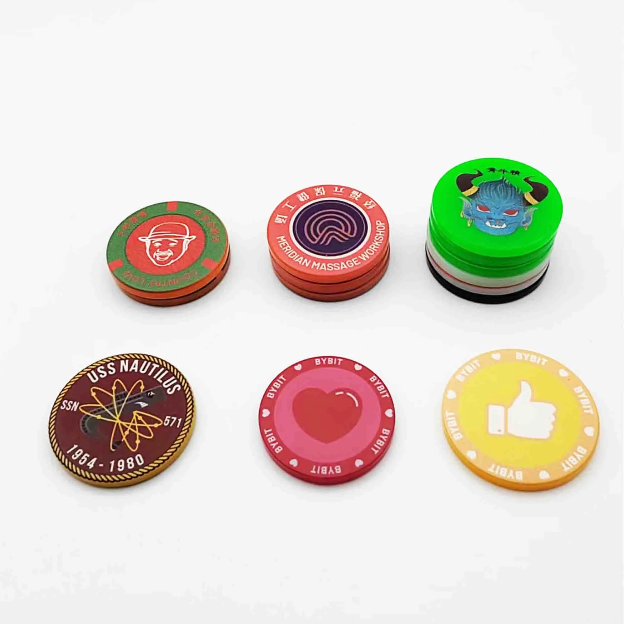 Plastic Poker Chips Appreciations Coins 4