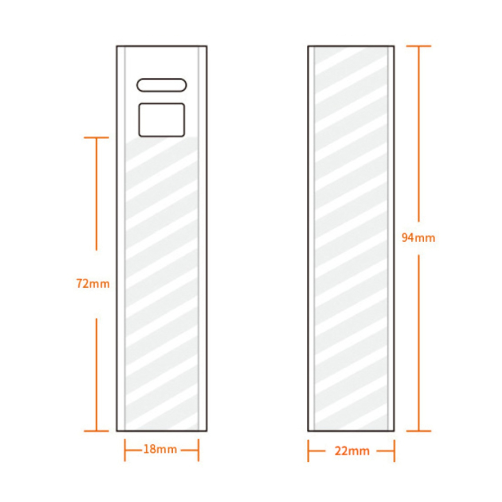 Compact 2,600 mAh Portable Power Bank 5