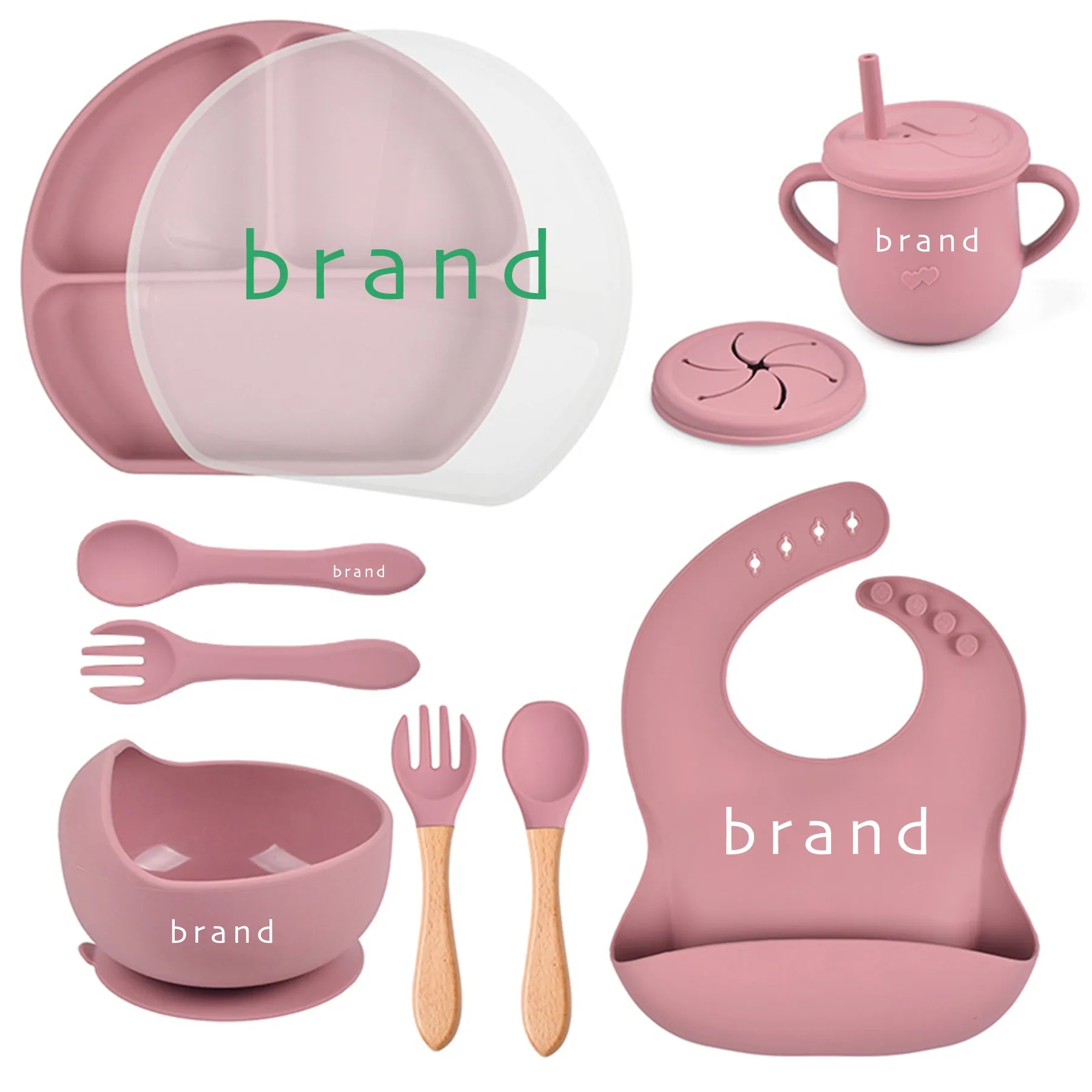 Baby Silicone Tableware Set 3
