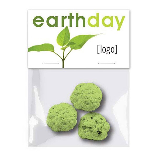 Earth Day Seed Paper Bomb Cello, 3 Pack 9