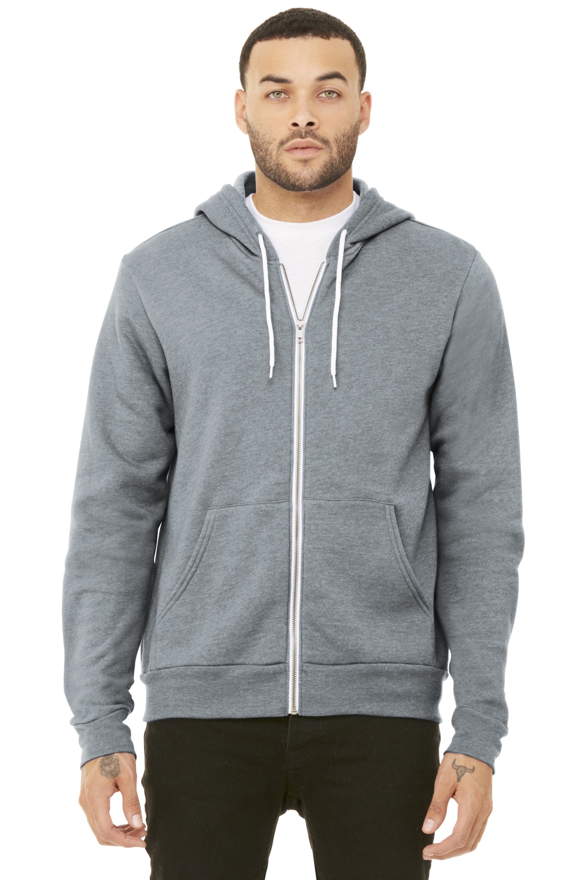 BELLA+CANVAS® Unisex Sponge Fleece Full-Zip Hoodie 52