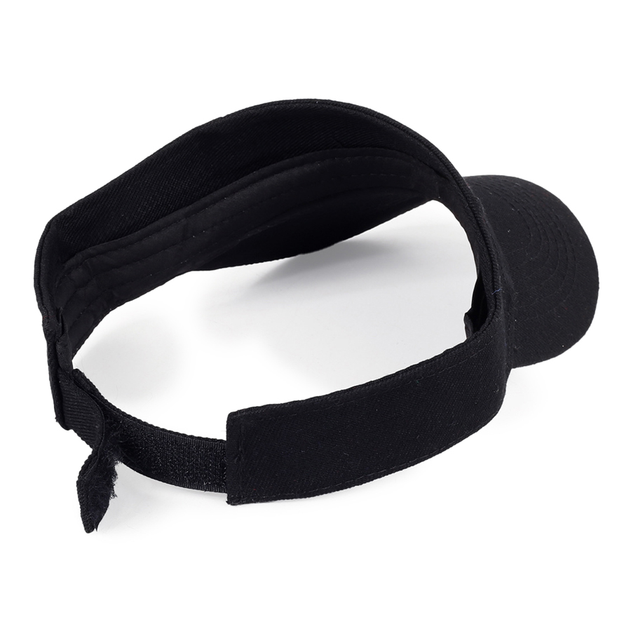 Kids' Stock Solid Color Polyester Visor - Sports Style 32