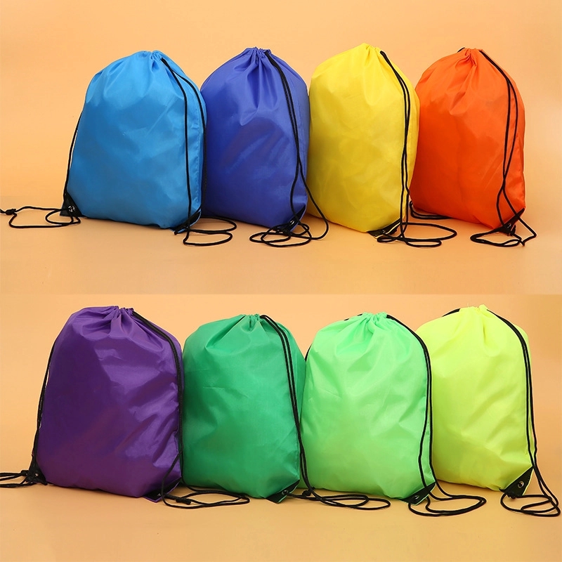 Custom Gym Drawstring Backpack & Sport Storage Polyester Bag 3