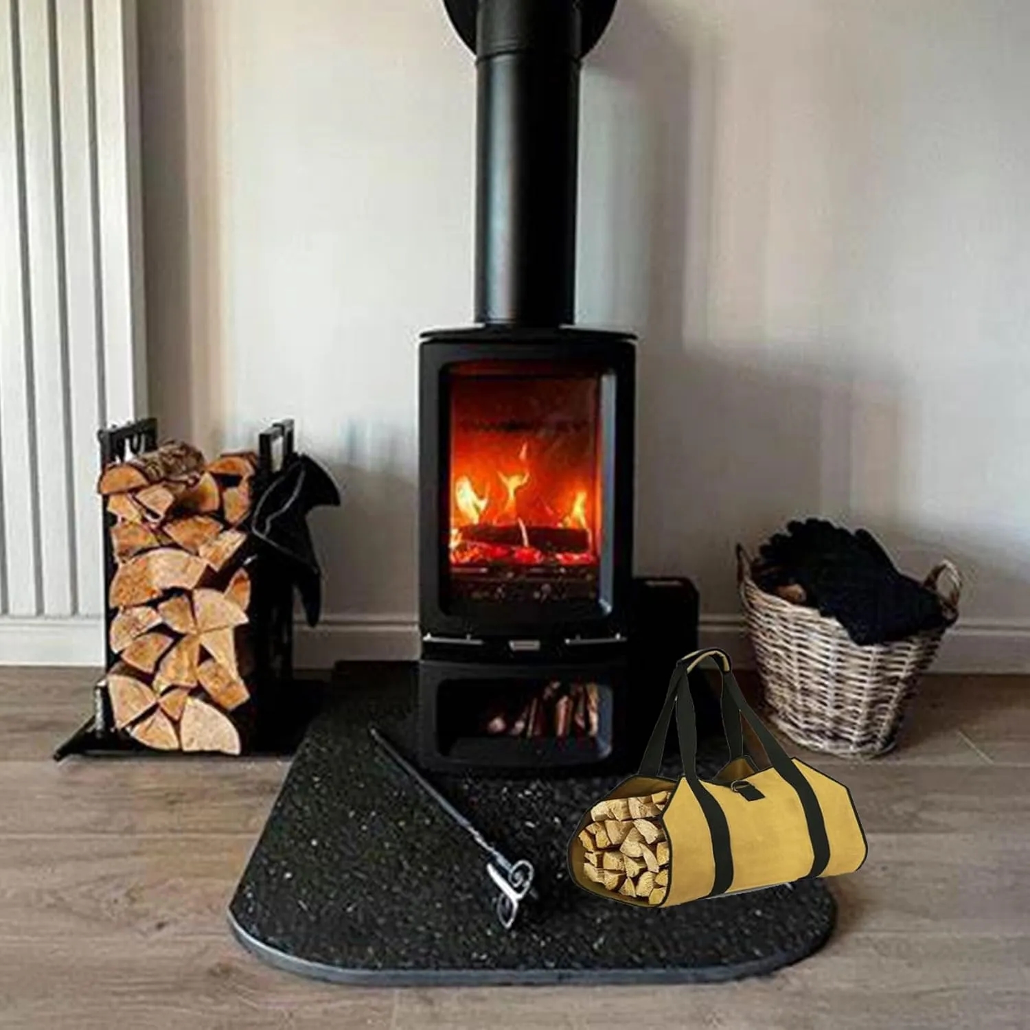 Foldable Oxford Firewood Storage Bag 6