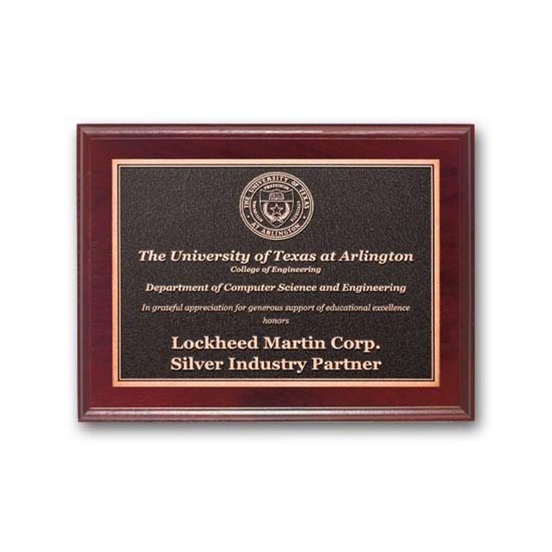 Photocast Plaque - Mahogany 3