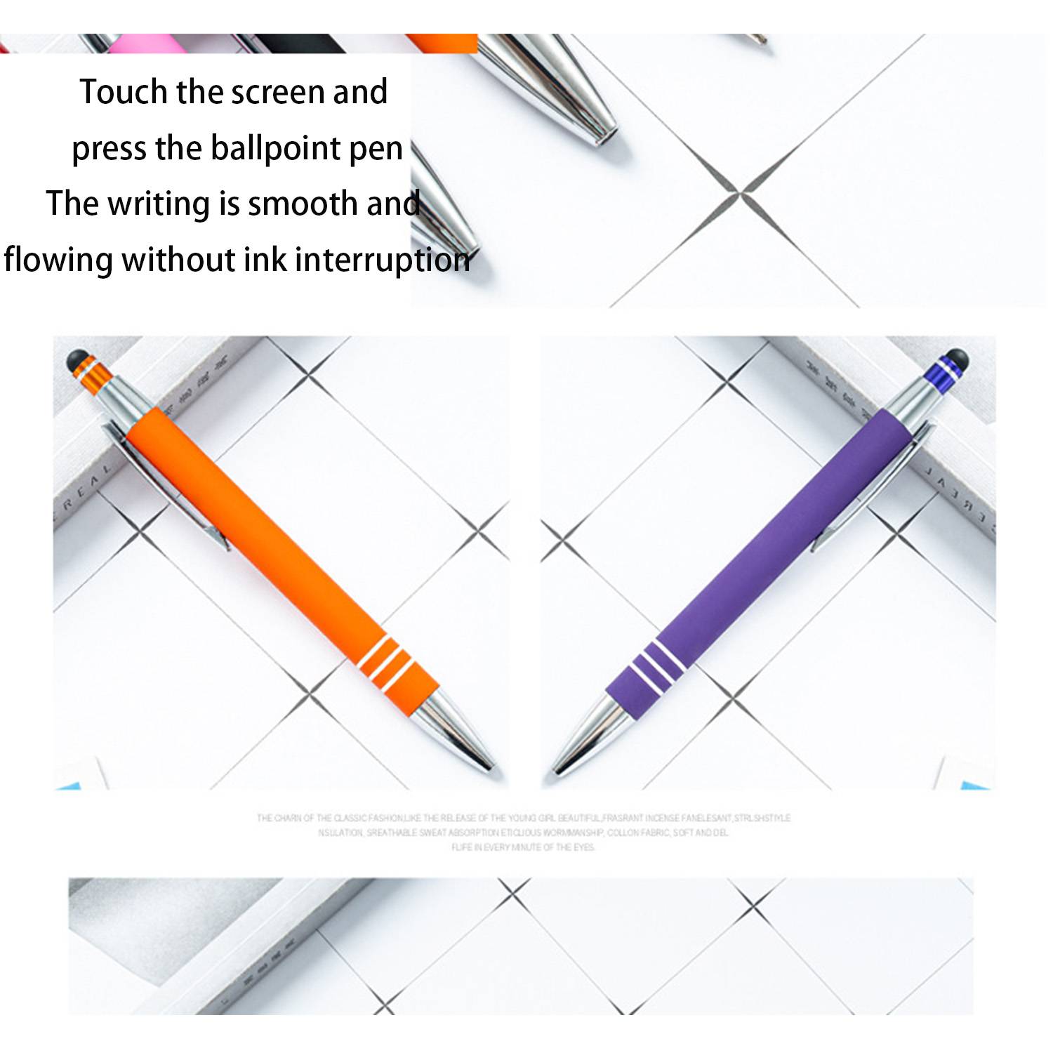 Soft-Touch Stylus Ballpoint Pen – Custom Logo Promo Gift 14