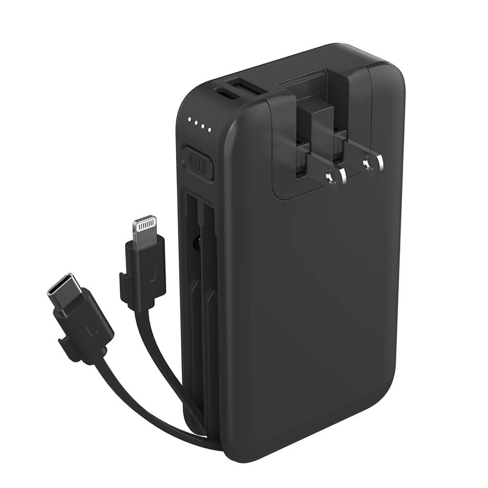myCharge Powerhub Plus 6,000mAh Everything Built in Portable Charger 2