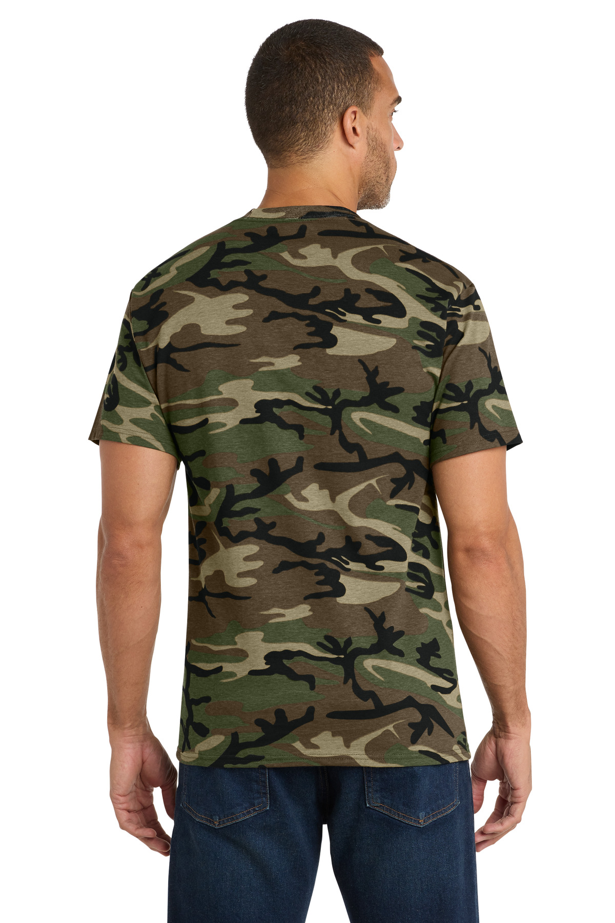 Port & Co Core Cotton Camo Tee. PC54C 18