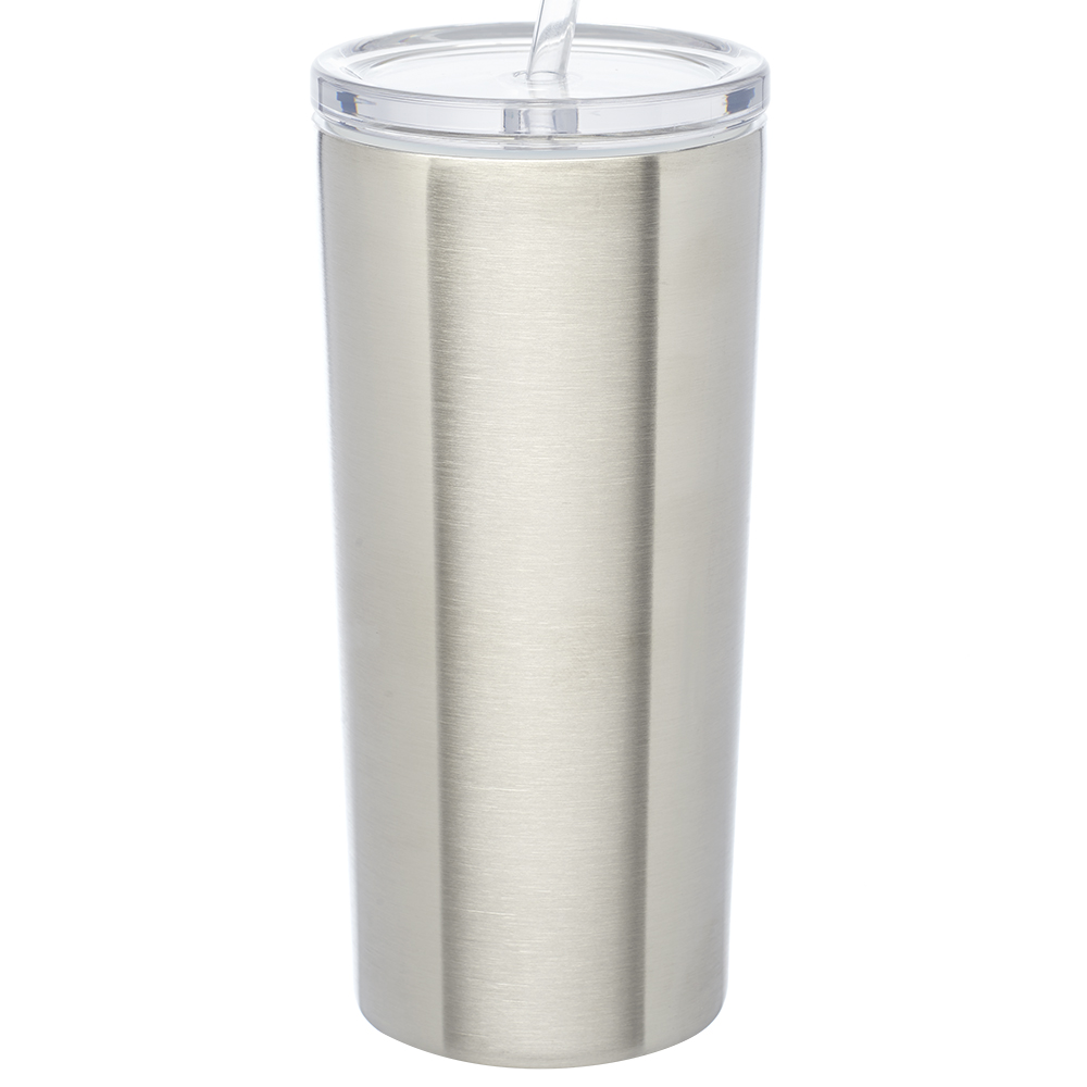 16 oz. Mira Stainless Steel Tumblers with Straw 2