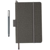 FSC® Mix 5.5" x 8.5" Heathered Hard Bound Journal 42