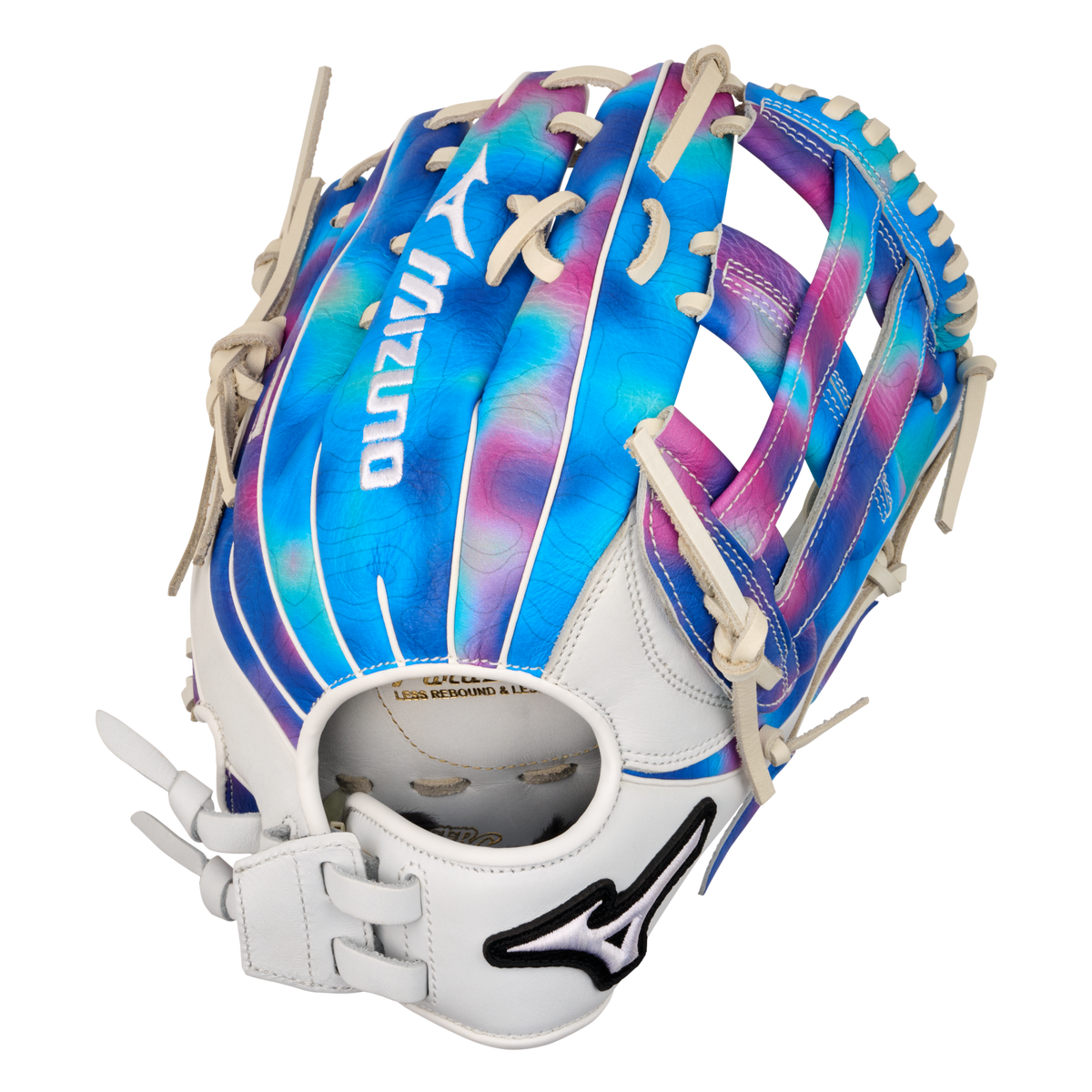 GMVPf-60MP MVP Prime M-Print, Utility Softball Glove, 12.5", H Web, Psychedelic Pattern, BioSoft Le 2