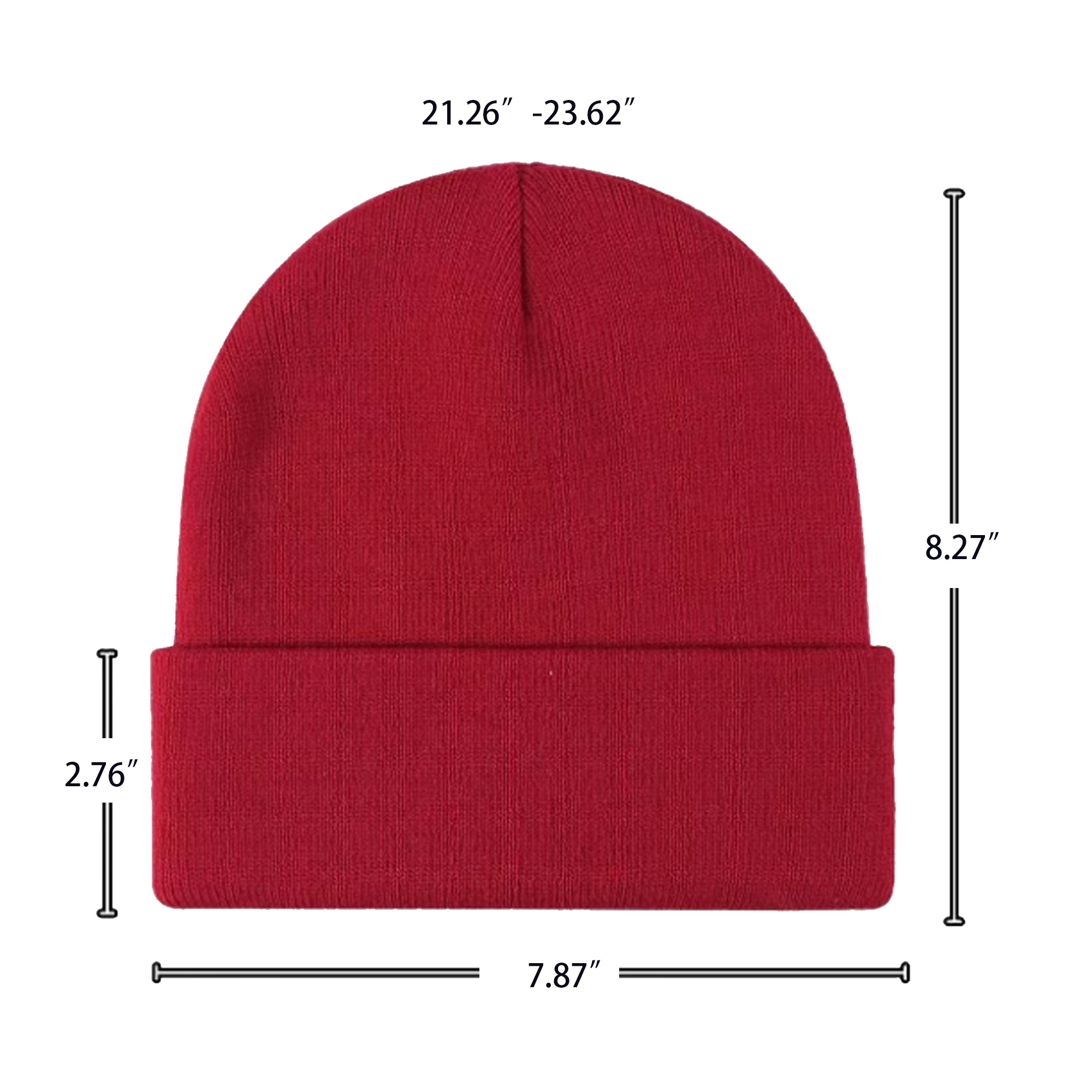 Knit Cuffed Beanie 1