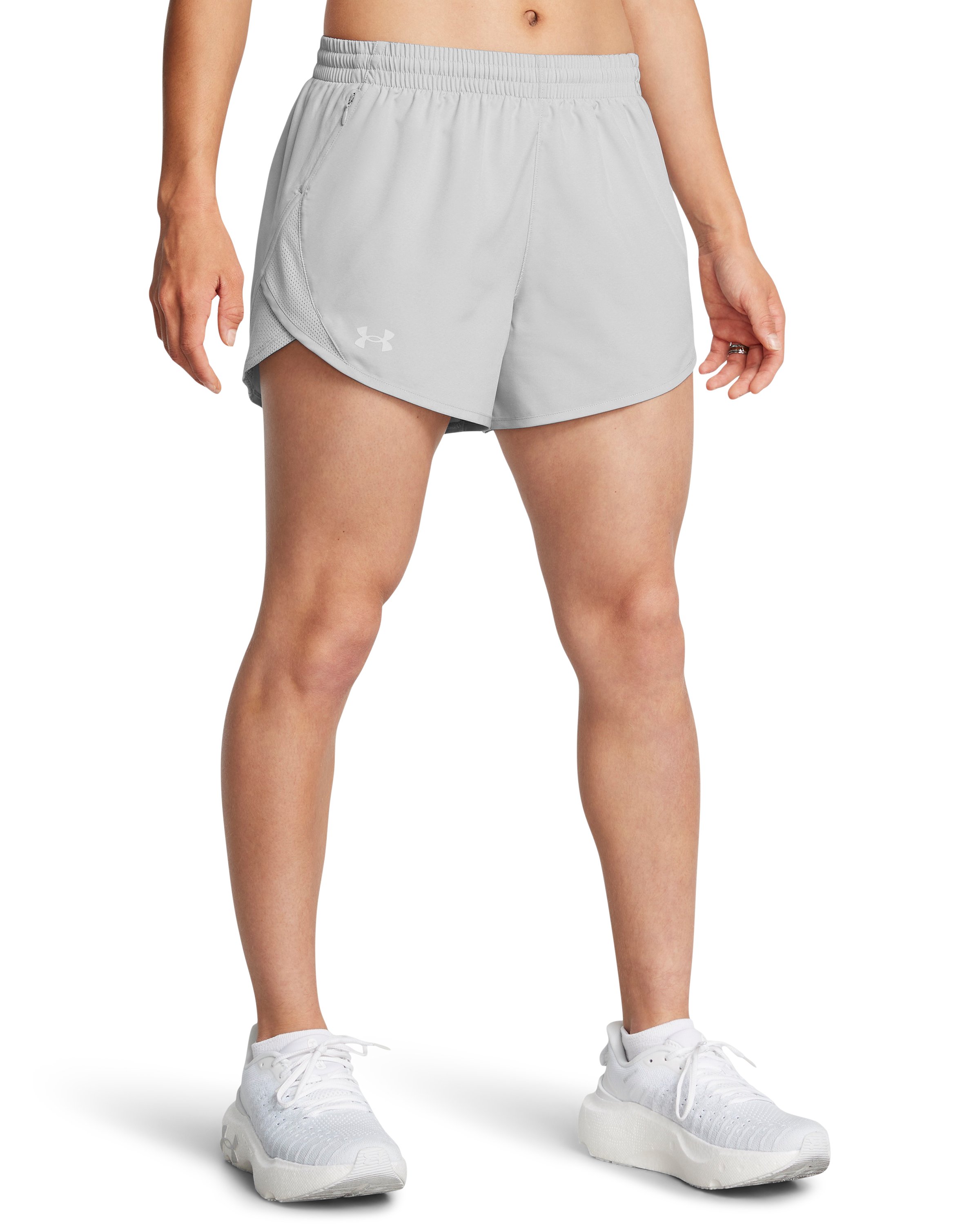 UA Fly-By Heather Women's 3 Shorts 4