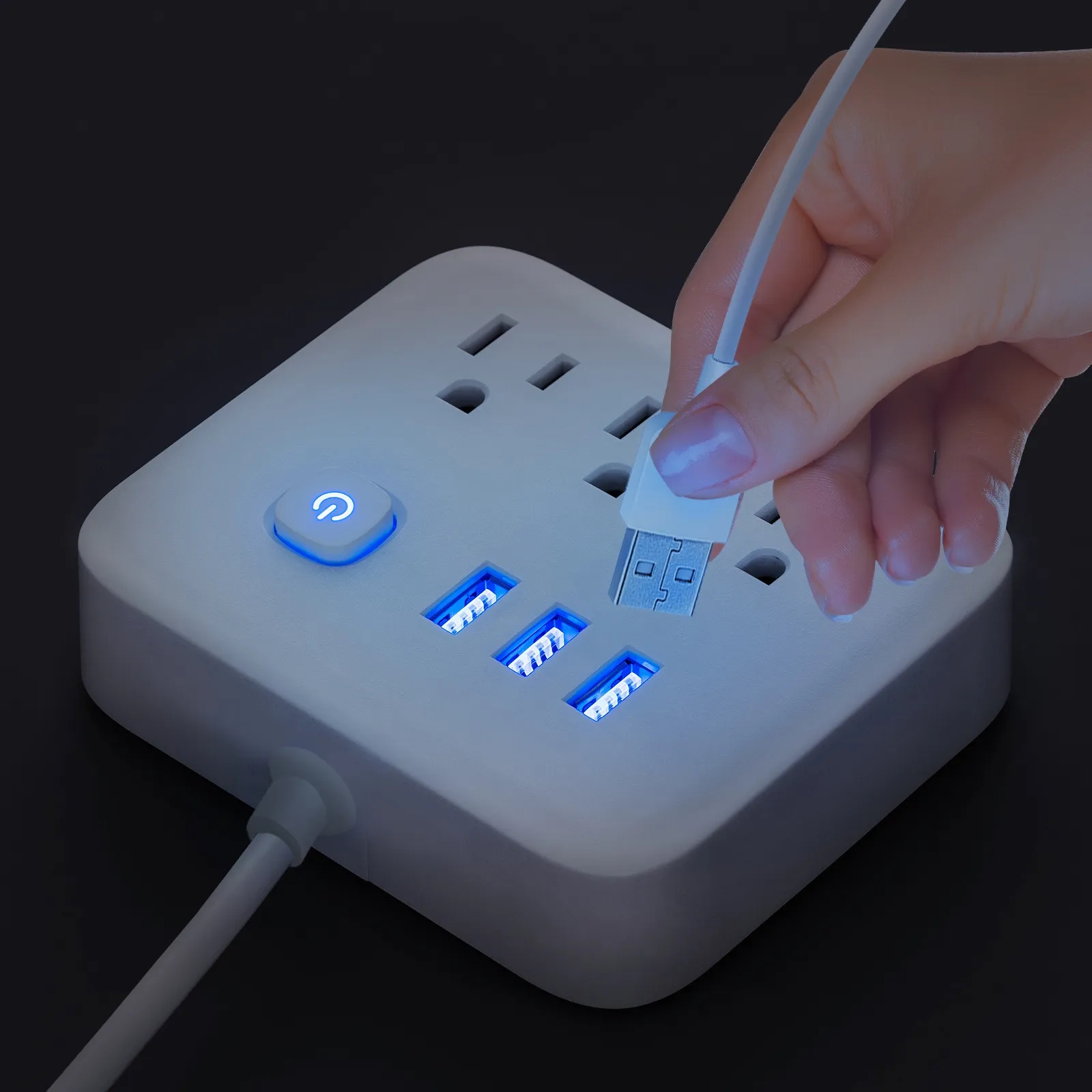 Power Strip With USB Ports 5