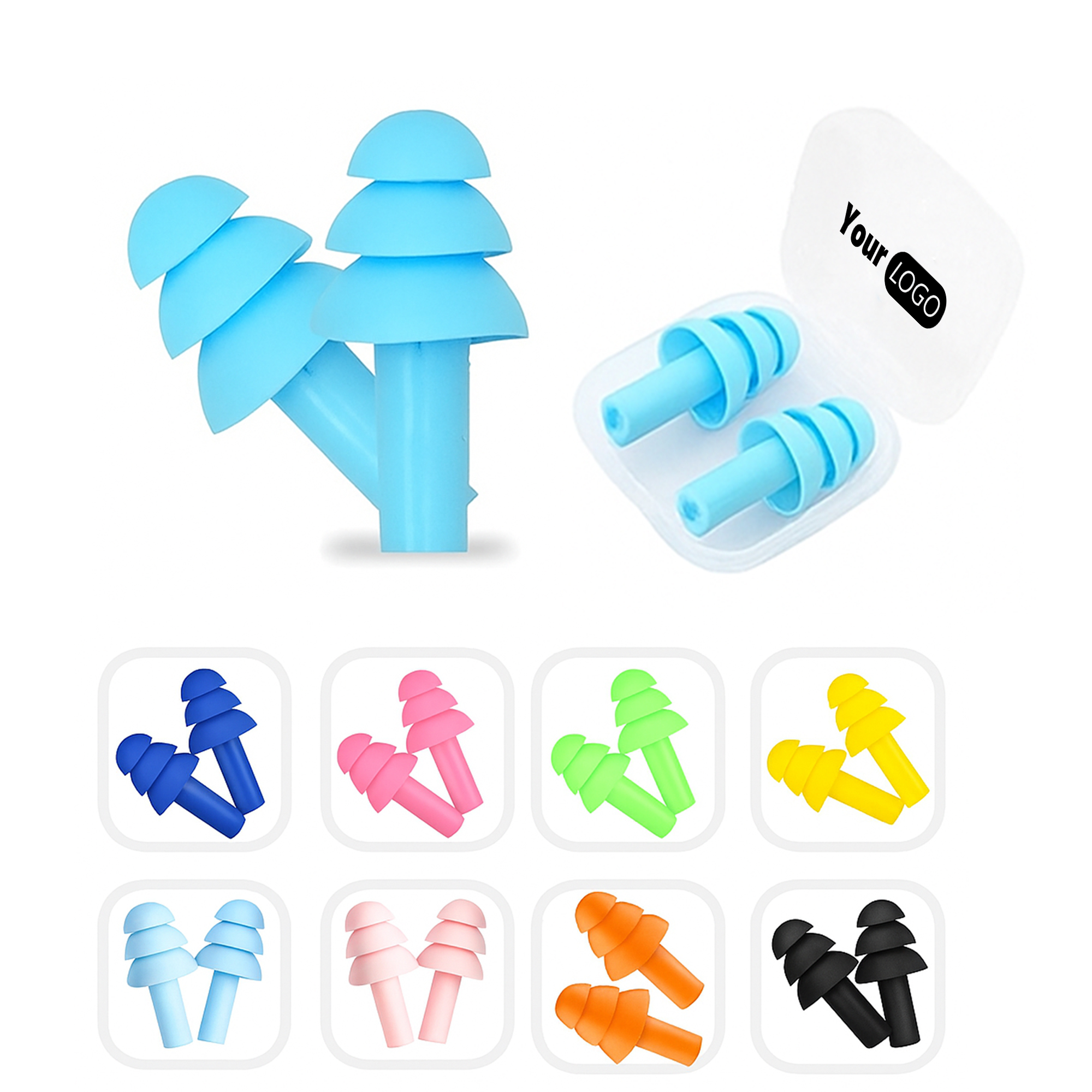 Christmas Tree Shape Earplugs with Case 3